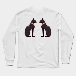 Ancient Egyptian Bastet Cat Long Sleeve T-Shirt